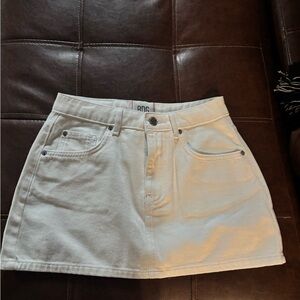 BDG off white denim Mini Skirt